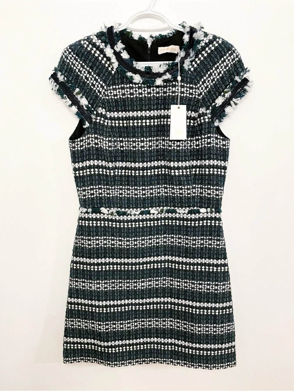 New Tory Burch Norfolk Horseback
Tweed A-Line Dress size 8 - Picture 9 of 16